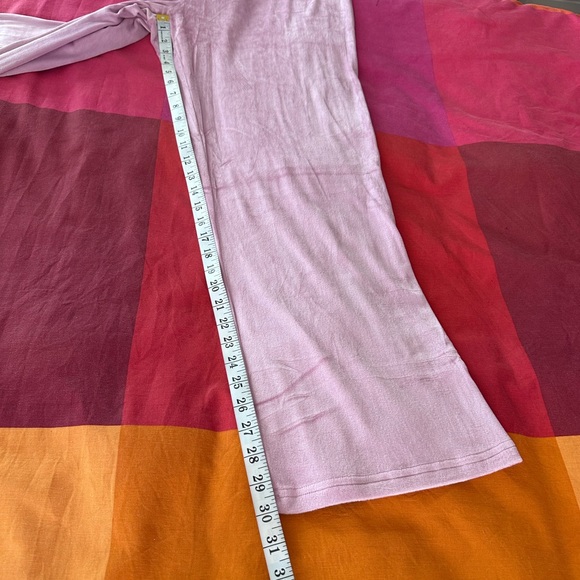 Juicy Couture Loungewear Amethyst Velour Long Sleeve Top & Wide Pants sz large - Picture 4 of 13